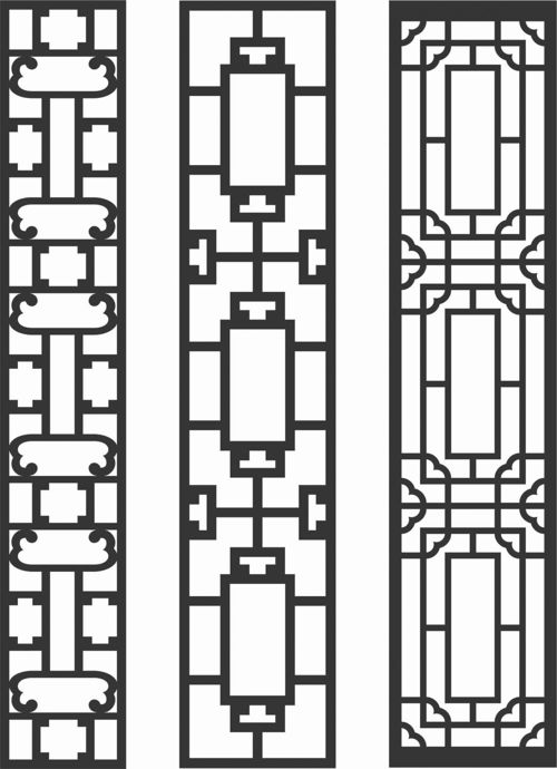 طرح الگوهای صفحه نمایش تزئینی برای برش لیزری - decorative screen patterns for laser cutting 83 - برای دستگاه CNC چوب و لیزر (سی ان سی)