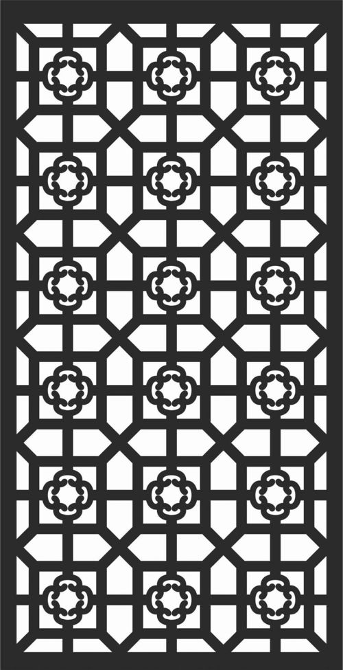 طرح الگوهای صفحه نمایش تزئینی برای برش لیزری - decorative screen patterns for laser cutting 95 - برای دستگاه CNC چوب و لیزر (سی ان سی)