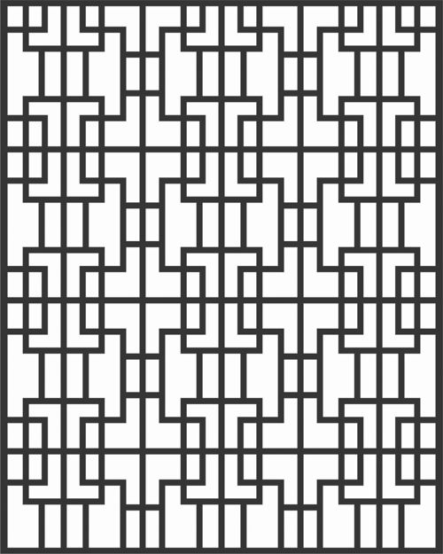 طرح الگوهای صفحه نمایش تزئینی برای برش لیزری - decorative screen patterns for laser cutting 98 - برای دستگاه CNC چوب و لیزر (سی ان سی)