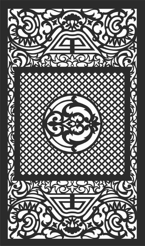 طرح الگوهای صفحه نمایش تزئینی برای برش لیزری - decorative screen patterns for laser cutting 103 - برای دستگاه CNC چوب و لیزر (سی ان سی)