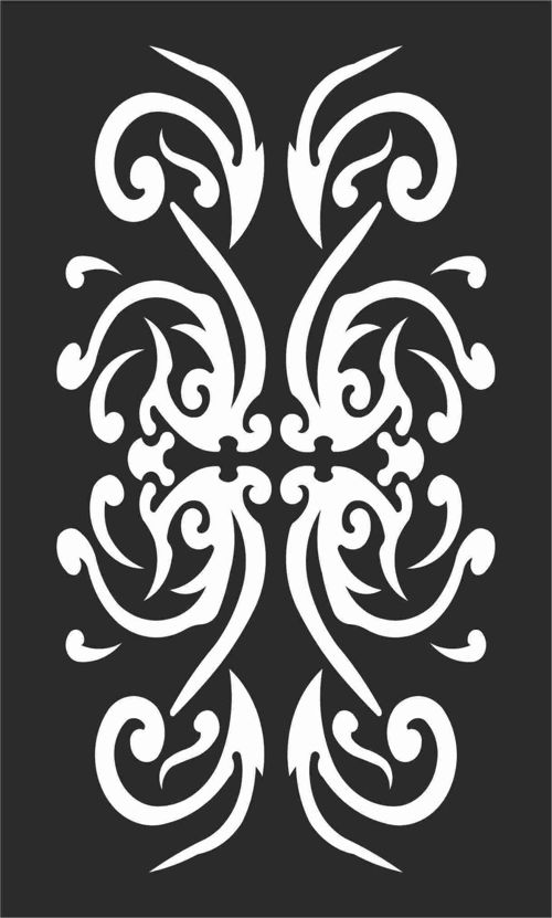 طرح الگوهای صفحه نمایش تزئینی برای برش لیزری - decorative screen patterns for laser cutting 107 - برای دستگاه CNC چوب و لیزر (سی ان سی)