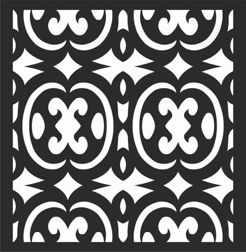 طرح الگوهای صفحه نمایش تزئینی برای برش لیزری - decorative screen patterns for laser cutting 112 - برای دستگاه CNC چوب و لیزر (سی ان سی)