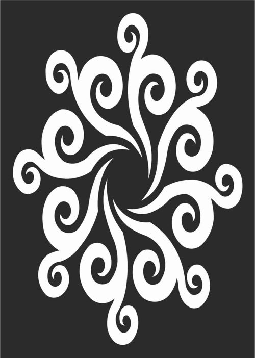 طرح الگوهای صفحه نمایش تزئینی برای برش لیزری - decorative screen patterns for laser cutting 113 - برای دستگاه CNC چوب و لیزر (سی ان سی)
