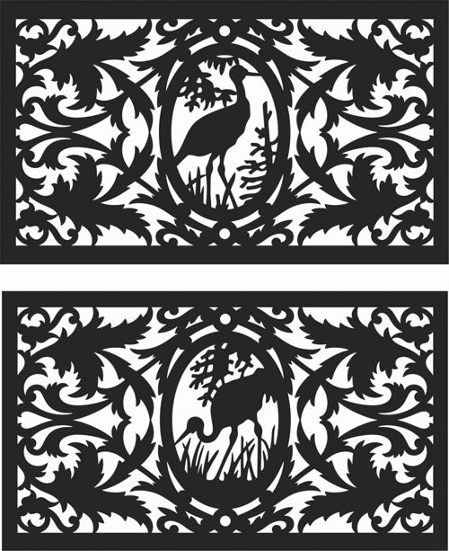 طرح الگوهای صفحه نمایش تزئینی برای برش لیزری - decorative screen patterns for laser cutting 120 - برای دستگاه CNC چوب و لیزر (سی ان سی)