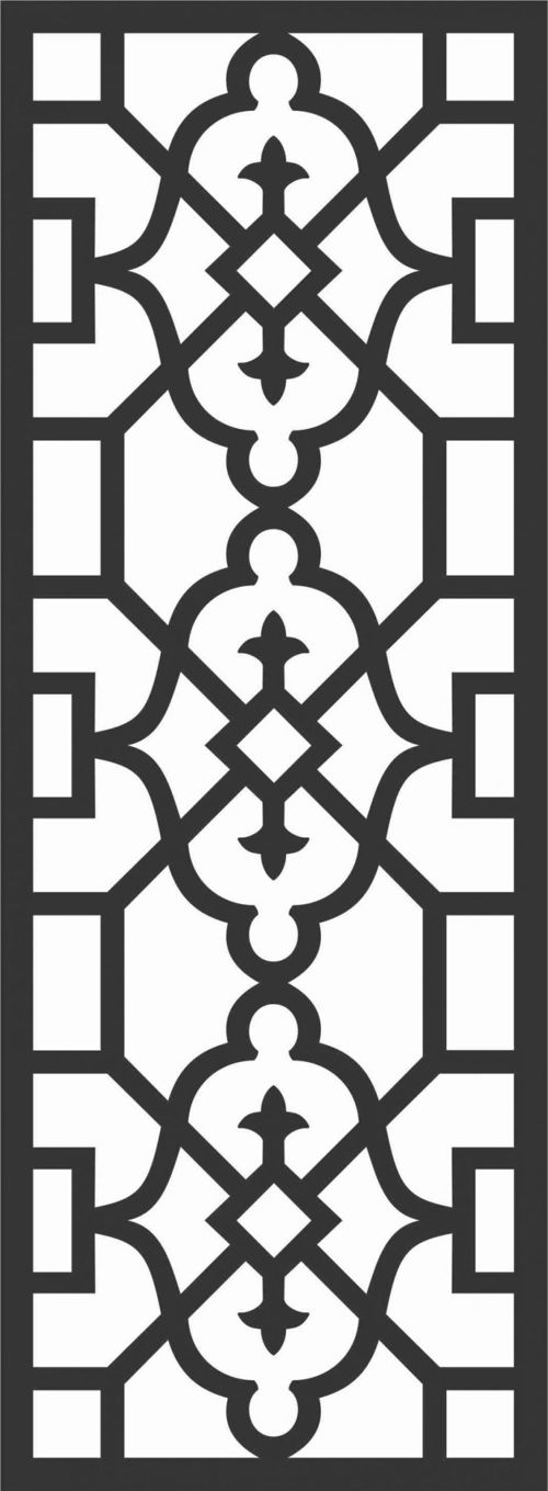 طرح الگوهای صفحه نمایش تزئینی برای برش لیزری - decorative screen patterns for laser cutting 180 - برای دستگاه CNC چوب و لیزر (سی ان سی)