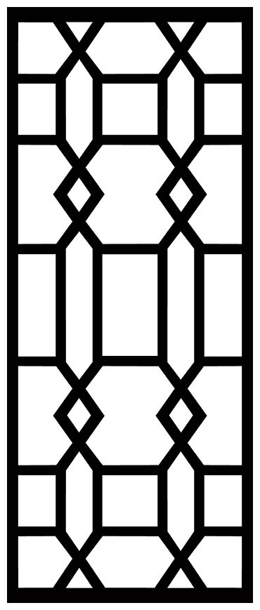 طرح الگوهای صفحه نمایش تزئینی برای برش لیزری - decorative screen patterns for laser cutting 1880 - برای دستگاه CNC چوب و لیزر (سی ان سی)