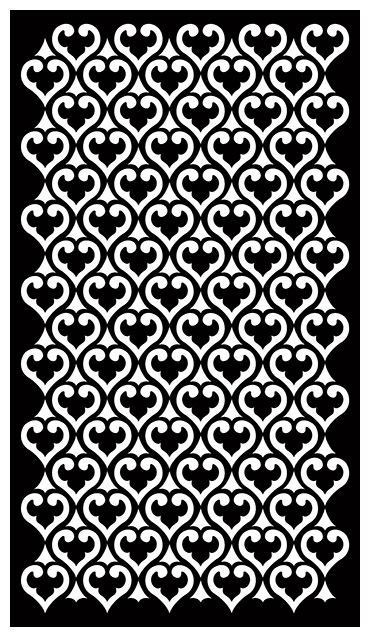 طرح الگوهای صفحه نمایش تزئینی برای برش لیزری - decorative screen patterns for laser cutting 1911 - برای دستگاه CNC چوب و لیزر (سی ان سی)