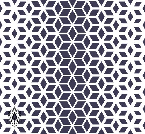 طرح الگوی هندسی پس‌زمینه تزئینی درز - decorative seamless geometric pattern background - برای دستگاه CNC چوب و لیزر (سی ان سی)