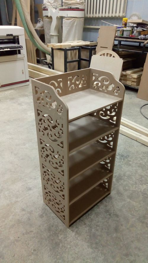 طرح قفسه تزئینی شیشه - decorative shelf ve - برای دستگاه CNC چوب و لیزر (سی ان سی)