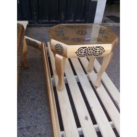 طرح میز چوبی تزئینی میز - decorative wooden table - برای دستگاه CNC چوب و لیزر (سی ان سی)