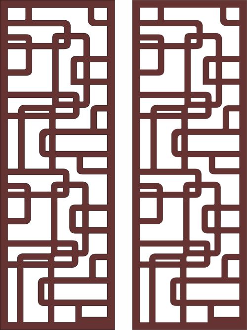 طرح الگوی تزئینی برای جداکننده برای برش لیزری - decor pattern for divider for laser cut ve - برای دستگاه CNC چوب و لیزر (سی ان سی)