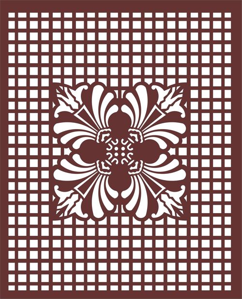 طرح طراحی صفحه نمایش درز برای برش لیزر وی جی - decor seamless screen design for laser cutiing ve - برای دستگاه CNC چوب و لیزر (سی ان سی)