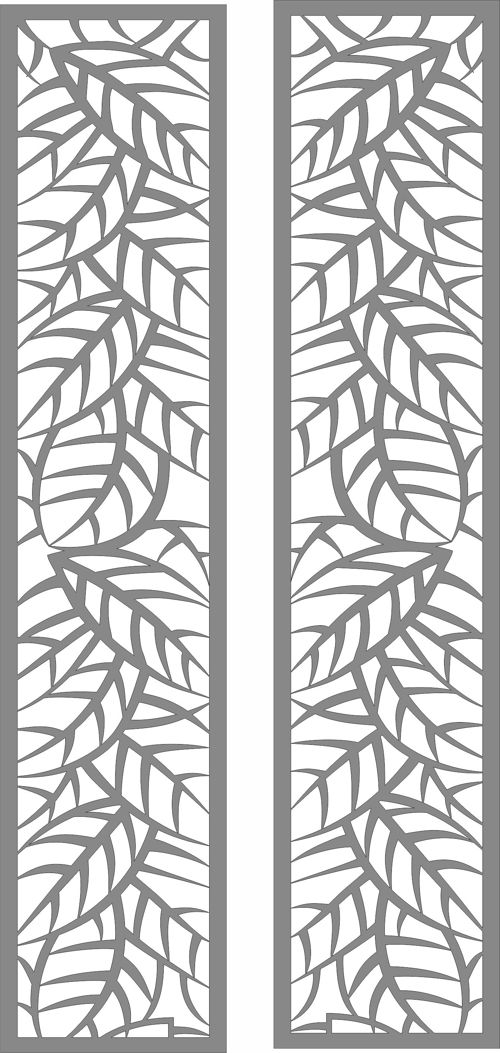 طرح دکور جداکننده درز گل صفحه طرح برای برش لیزری - decor seamless separator floral screen design for laser cutting - برای دستگاه CNC چوب و لیزر (سی ان سی)