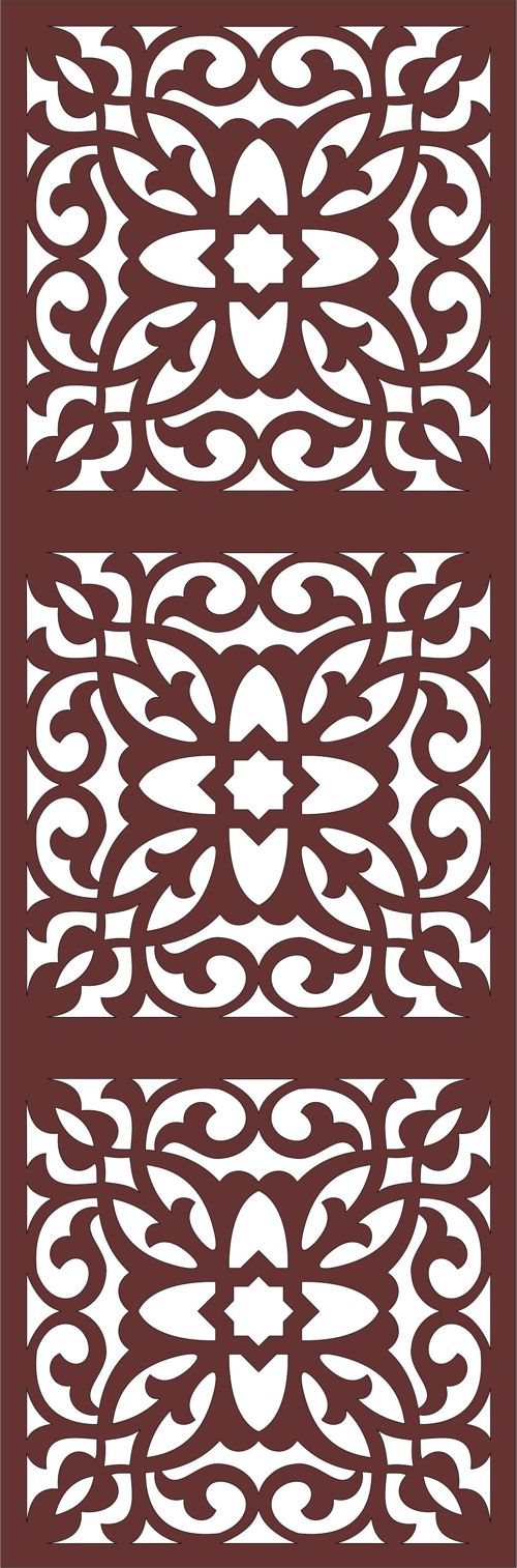 طرح دکور جداکننده یکپارچه برای برش لیزری - decor seamless separator grill for laser cut ve - برای دستگاه CNC چوب و لیزر (سی ان سی)
