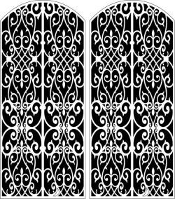 طرح درب برای برش لیزر cnc - design pattern door 6156 for laser cut cnc ve - برای دستگاه CNC چوب و لیزر (سی ان سی)