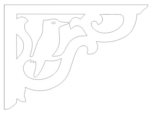 طرح طراحی الگوی پنل - design pattern panel 119 - برای دستگاه CNC چوب و لیزر (سی ان سی)