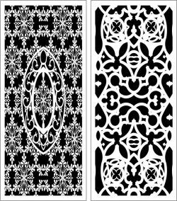 طرح الگوی پنل صفحه 60 برای برش لیزر cnc - design pattern panel screen 6055 for laser cut cnc ve - برای دستگاه CNC چوب و لیزر (سی ان سی)