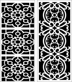 طرح الگوی پنل صفحه برای برش لیزر cnc - design pattern panel screen 6159 for laser cut cnc ve - برای دستگاه CNC چوب و لیزر (سی ان سی)