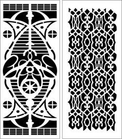 طرح الگوی پنل صفحه 6 60 برای برش لیزر cnc - design pattern panel screen 6160 for laser cut cnc ve - برای دستگاه CNC چوب و لیزر (سی ان سی)