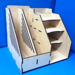 طرح میز سازماندهی برای برش لیزر cnc - desk organizer for laser cut cnc - برای دستگاه CNC چوب و لیزر (سی ان سی)