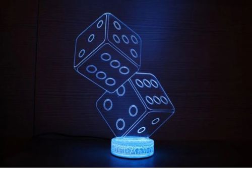 طرح dices-gifts-gambling-3d-night-light-home-decor-ve