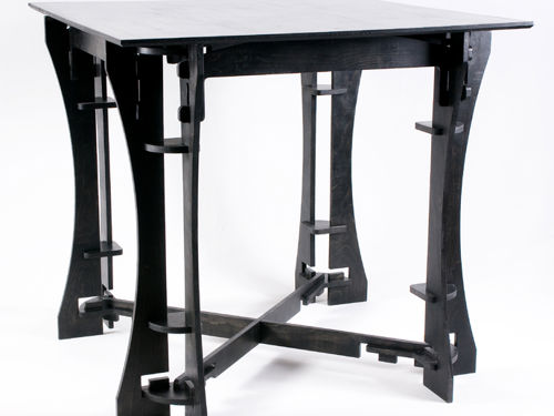 طرح میز ناهارخوری میز - dining table - برای دستگاه CNC چوب و لیزر (سی ان سی)