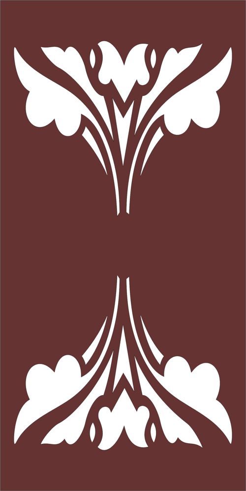 طرح جداکننده درز گل جلی پنل برای برش لیزری - divider seamless floral jali panel for laser cutting - برای دستگاه CNC چوب و لیزر (سی ان سی)