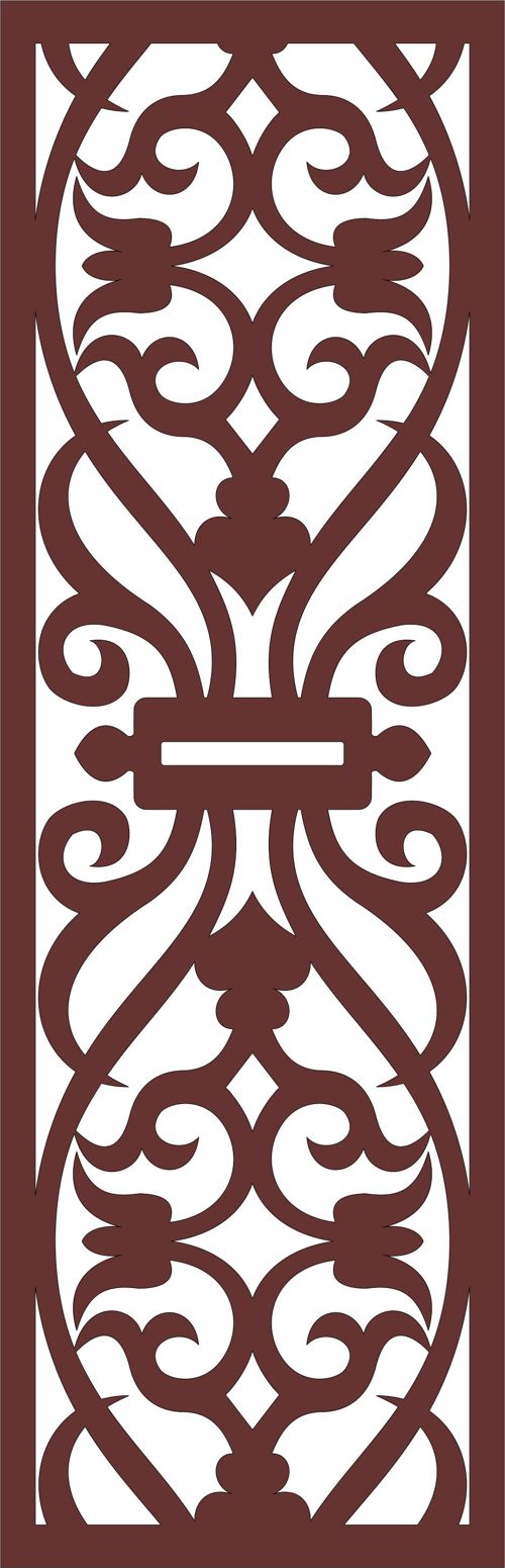طرح الگوی صفحه نمایش درز جداکننده cnc برش لیزر - divider seamless screen pattern cnc laser cutting - برای دستگاه CNC چوب و لیزر (سی ان سی)