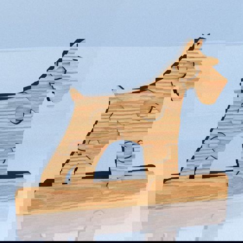 طرح نقاشی پازل سگ برای برش لیزری - dog puzzle 2 drawing for laser cut - برای دستگاه CNC چوب و لیزر (سی ان سی)