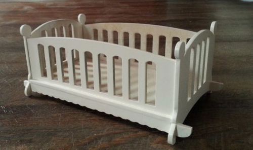 طرح تخت عروسک برش لیزری - doll bed laser cut ve - برای دستگاه CNC چوب و لیزر (سی ان سی)