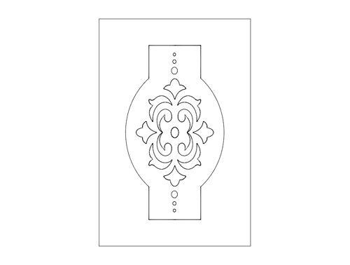 طرح طراحی درب الگو - door design pattern - برای دستگاه CNC چوب و لیزر (سی ان سی)