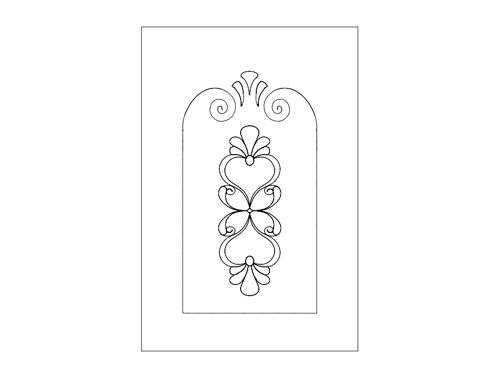 طرح درب الگوی - door pattern - برای دستگاه CNC چوب و لیزر (سی ان سی)