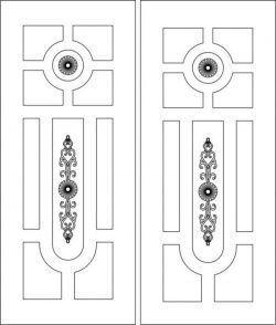 طرح الگوی درب دارای یک الگوی منحصربه‌فرد برای برش لیزر cnc - door pattern has a unique pattern design for laser cut cnc - برای دستگاه CNC چوب و لیزر (سی ان سی)