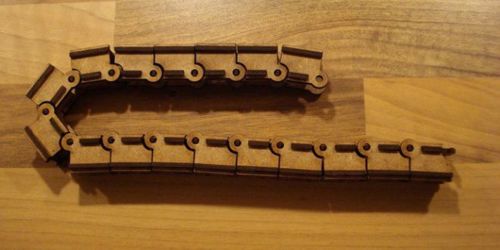 طرح زنجیر کشیدن برای برش لیزری - drag chain for laser cut ve - برای دستگاه CNC چوب و لیزر (سی ان سی)