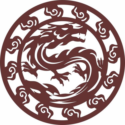 طرح dragon-privacy-partition-indoor-panels-grill-room-divider-for-laser-cutting