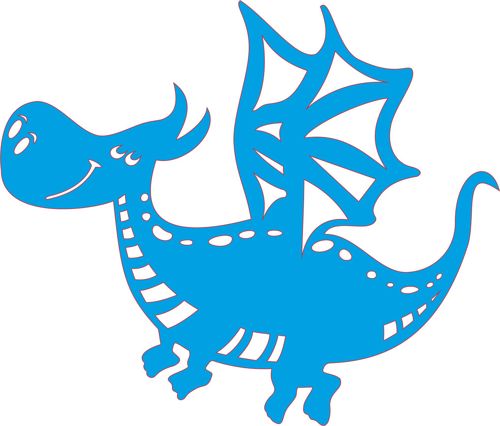طرح دراکوشا اژدها برای برش لیزری - drakosha the dragon for laser cut ve - برای دستگاه CNC چوب و لیزر (سی ان سی)