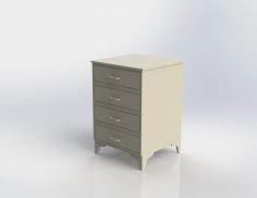 طرح کابینت دراور کشویی - drawer cabinet - برای دستگاه CNC چوب و لیزر (سی ان سی)