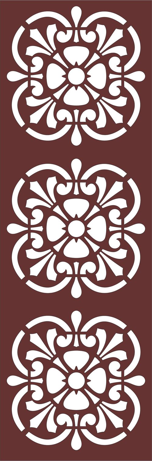 طرح جداکننده گریل اتاق نقاشی درز برای برش لیزری - drawing room grill separator seamless pattern for laser cutting - برای دستگاه CNC چوب و لیزر (سی ان سی)