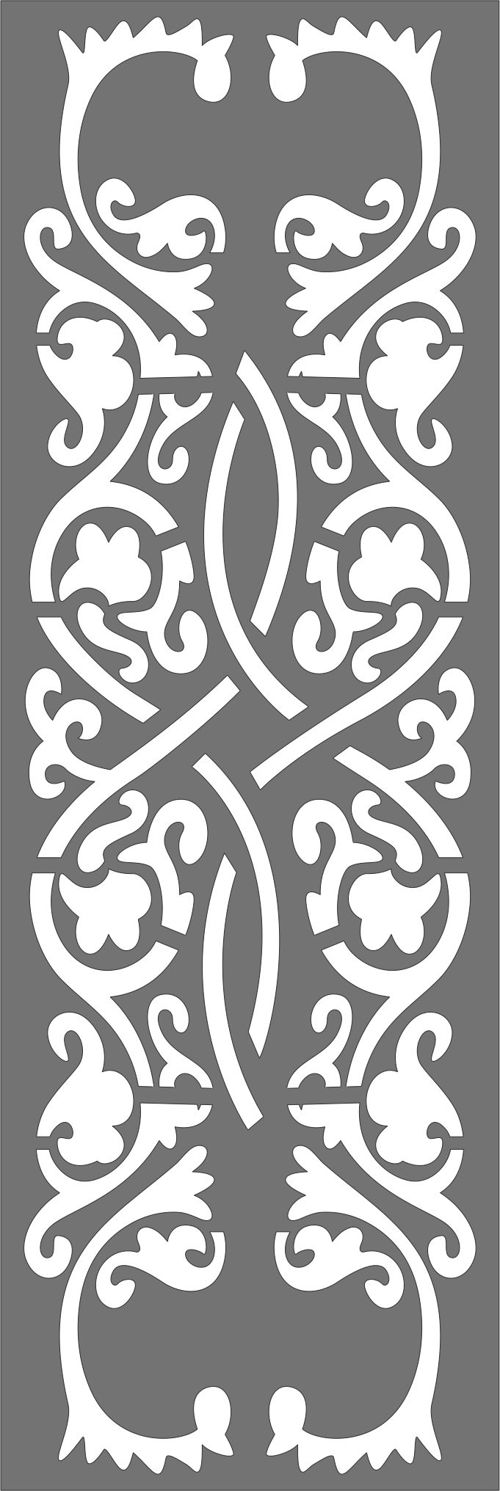 طرح الگوی گل دار درز برای برش لیزری اتاق نقاشی - drawing room jali floral seamless pattern for laser cut ve - برای دستگاه CNC چوب و لیزر (سی ان سی)