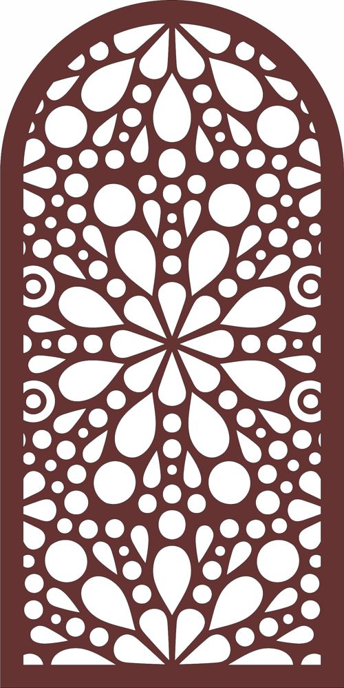 طرح الگوی درز برای برش لیزری اتاق نقاشی jali - drawing room jali seamless pattern for laser cut ve - برای دستگاه CNC چوب و لیزر (سی ان سی)