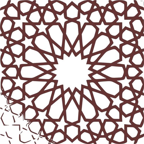 طرح جداکننده جلی اتاق نقاشی لیزری - drawing room jali separator seamless design for laser cut ve - برای دستگاه CNC چوب و لیزر (سی ان سی)
