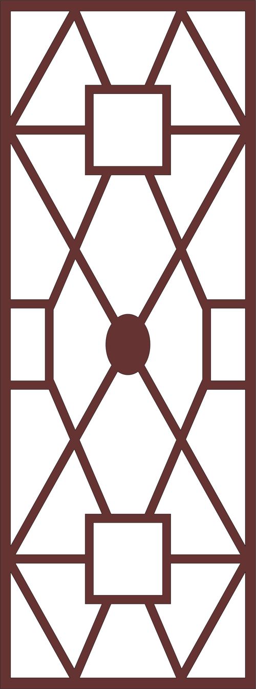 طرح اتاق نشیمن شبکه‌ای گلدار یکپارچه برای برش لیزری - drawing room lattice floral seamless for laser cut ve - برای دستگاه CNC چوب و لیزر (سی ان سی)