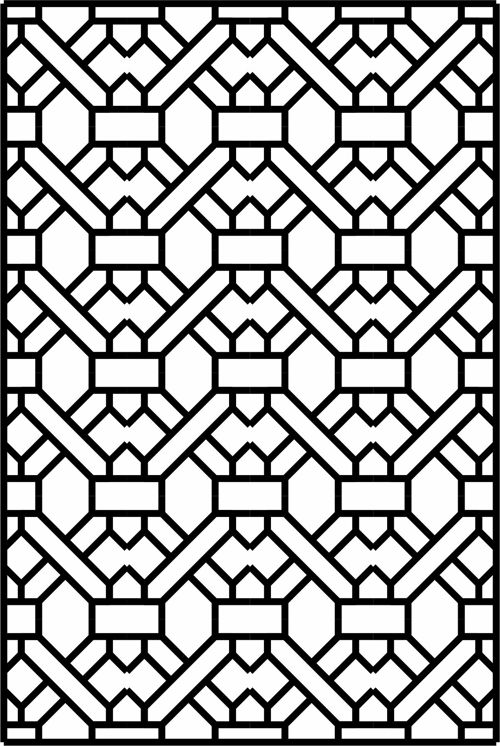طرح جداکننده شبکه اتاق نقاشی درز برای برش لیزر شیشه - drawing room lattice separator seamless design for laser cut ve - برای دستگاه CNC چوب و لیزر (سی ان سی)