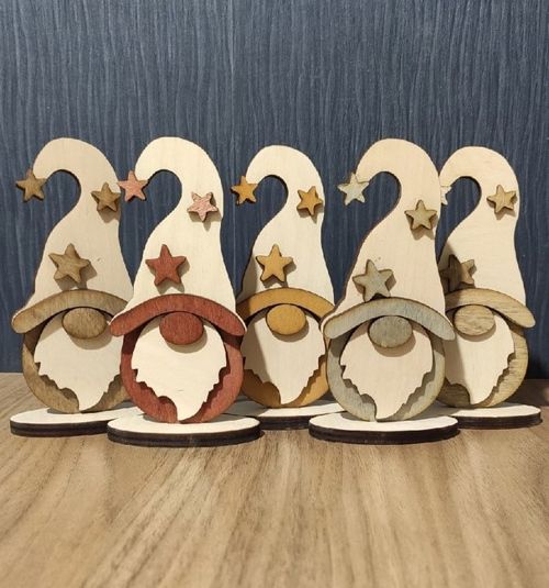 طرح کوتوله گنوم لیزری - dwarf gnome laser cut ve - برای دستگاه CNC چوب و لیزر (سی ان سی)