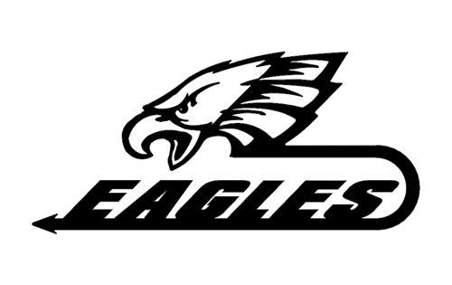 طرح لوگو عقاب‌ها - eagles logo - برای دستگاه CNC چوب و لیزر (سی ان سی)