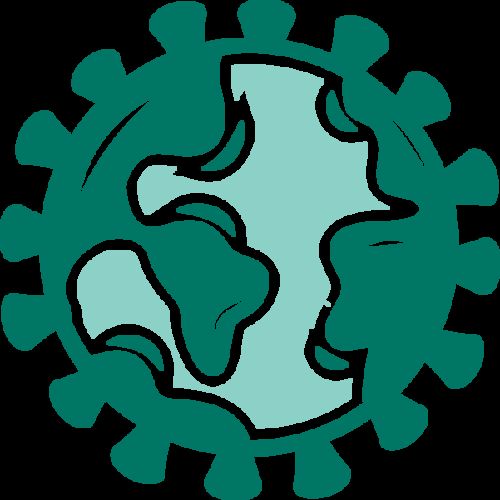 طرح زمین کرونا بیماری کووید - earth coronavirus disease covid 19 - برای دستگاه CNC چوب و لیزر (سی ان سی)