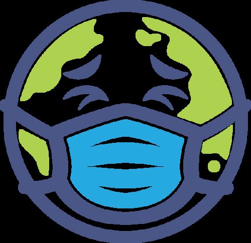 طرح ماسک و با پوشش خاکی - earth wearing mask - برای دستگاه CNC چوب و لیزر (سی ان سی)