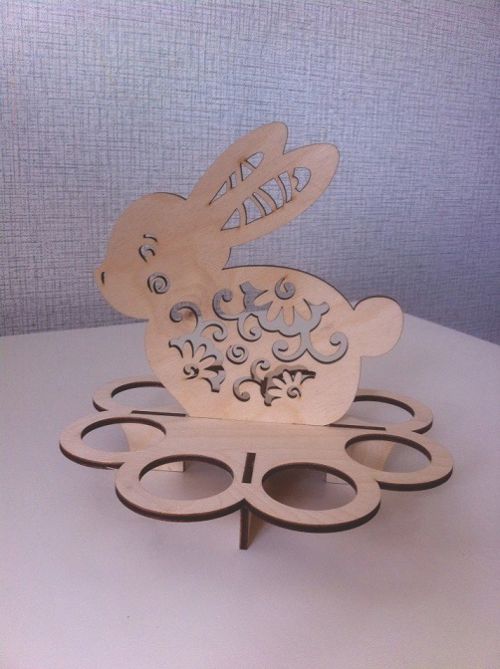 طرح خرگوش عید پاک برای برش لیزری - easter bunny for laser cut - برای دستگاه CNC چوب و لیزر (سی ان سی)