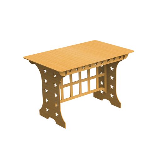 طرح میز میز آسان برای چیزها - easy stuff table - برای دستگاه CNC چوب و لیزر (سی ان سی)