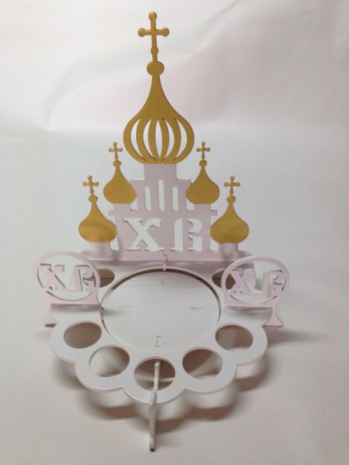 طرح سینی تخم مرغ عید پاک تخته سه لا پایه تخم مرغ برای برش لیزری - egg tray easter plywood egg stand for laser cutting ve - برای دستگاه CNC چوب و لیزر (سی ان سی)